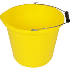 Yellow Builders Bucket Yellow Builders Bucket